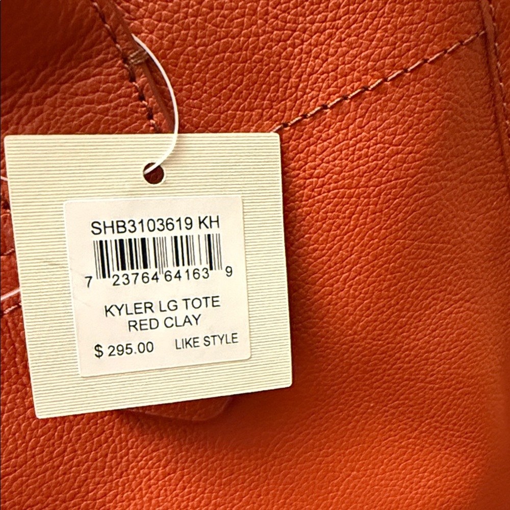 Fossil Women's Bold Orange Tote and Wallet ❤️FINAL SALE❤️ - Picture 5 of 9
